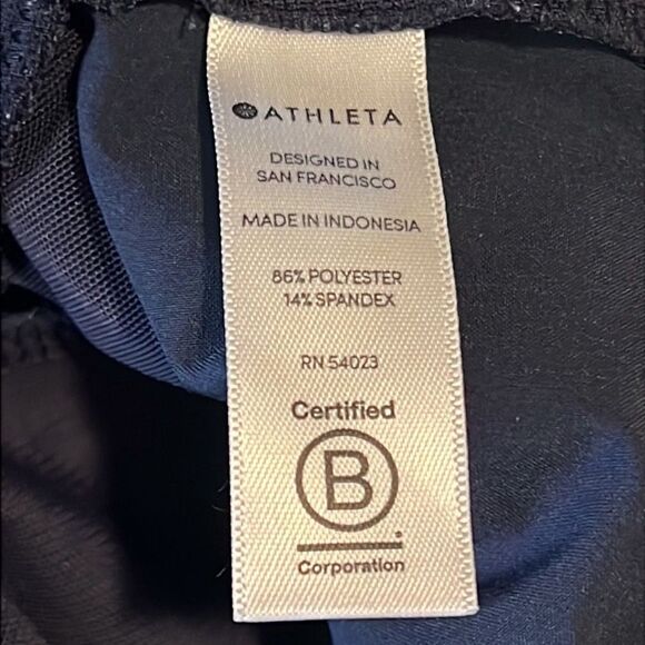 Athleta Navy Blue Hudson Snap Closure Drawstring Boardshorts Size 16 - Picture 7 of 11